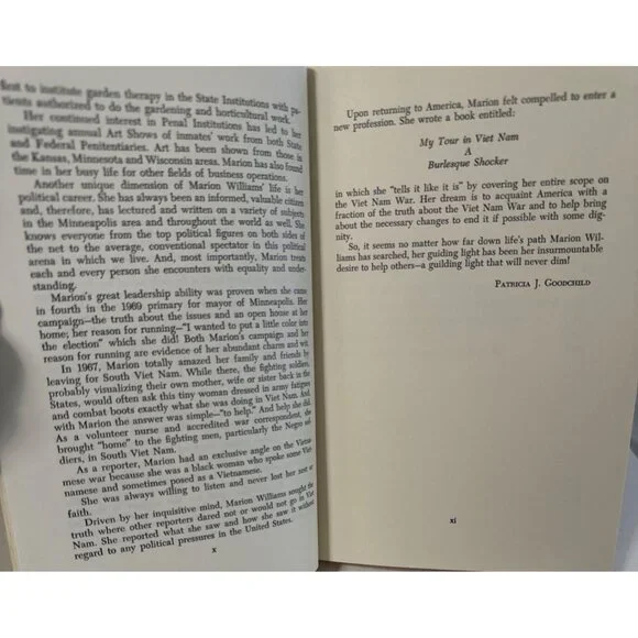 My Tour in Vietnam War A Burlesque Shocker 1970 Williams, Marion 1st Ed HC DJ - Picture 8 of 15